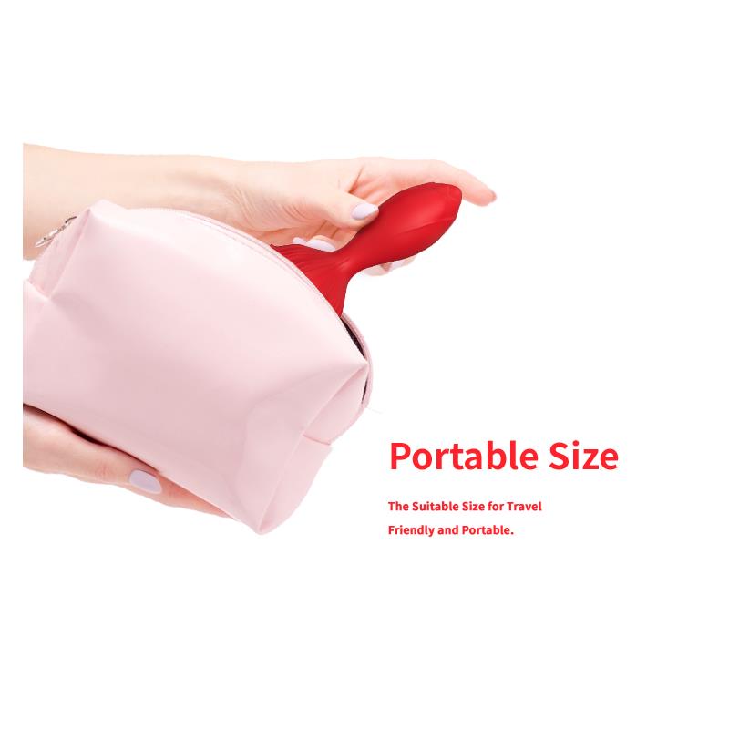Vibrating anal plug with Rose Base - Image 8