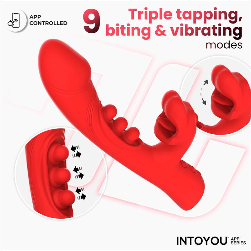 Trixy Vibrator with Tapping, Biting and App - Image 2