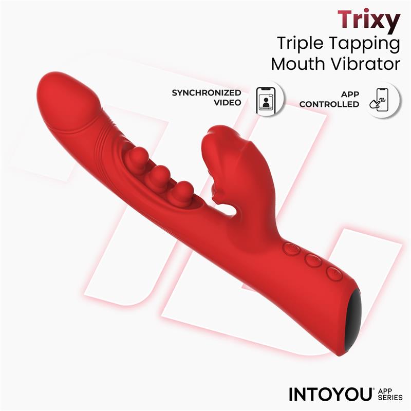 Trixy Vibrator with Tapping, Biting and App - Image 4