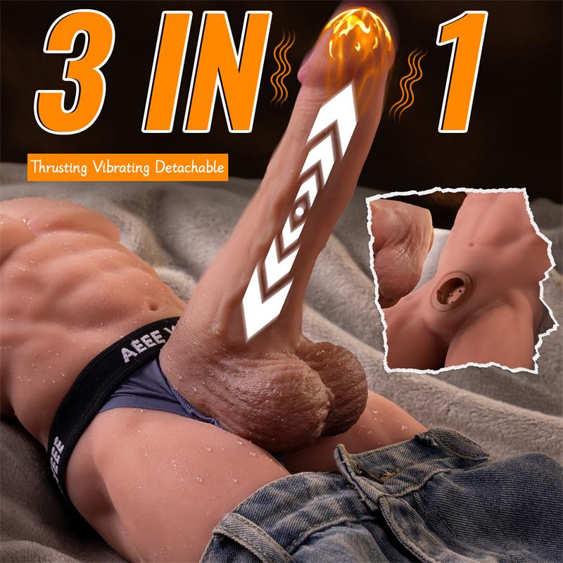Ely Torso with Detachable Dildo, Thrusting and APP 4.1 kg - Image 5