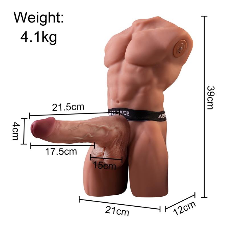 Ely Torso with Detachable Dildo, Thrusting and APP 4.1 kg - Image 12