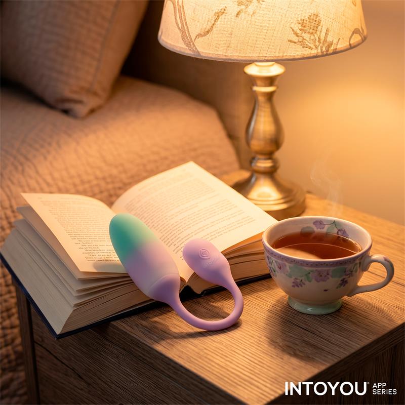 NexEgg Vibrating Egg Double Silicone Layer App Lilac/Pistachio - Image 11
