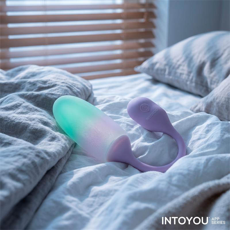NexEgg Vibrating Egg Double Silicone Layer App Lilac/Pistachio - Image 12