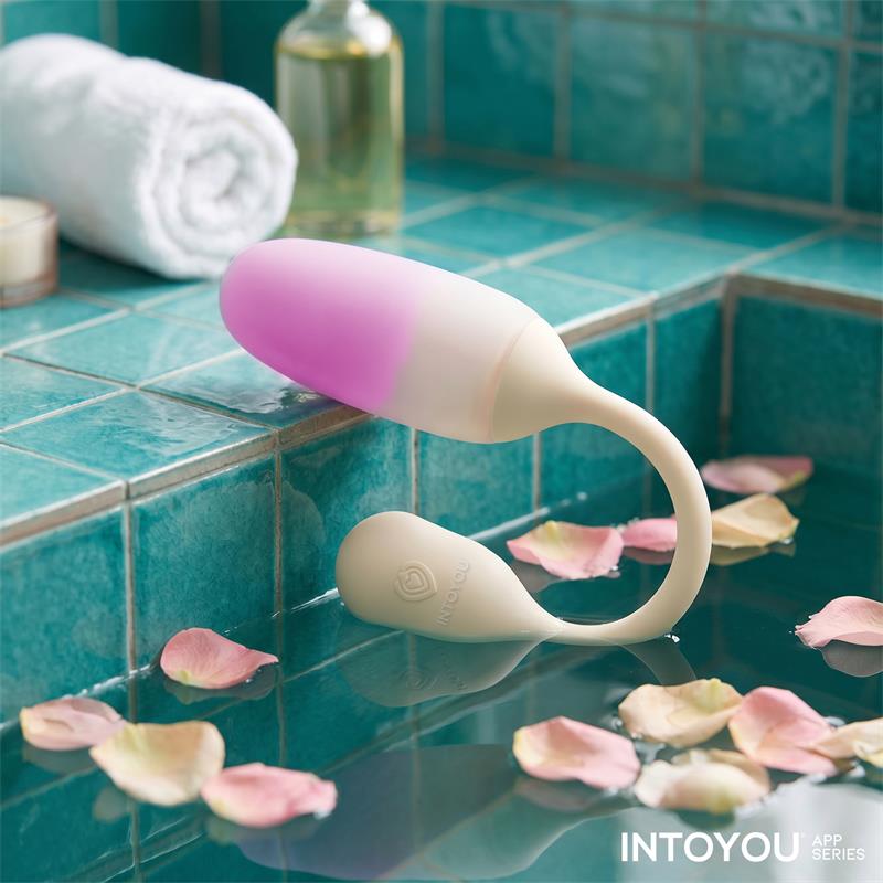 NexEgg Vibrating Egg Double Silicone Layer App Beige/Pink - Image 11