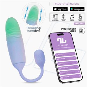 NexEgg Motion Vibrating Egg with Thrusting App Lilac/Pistachio