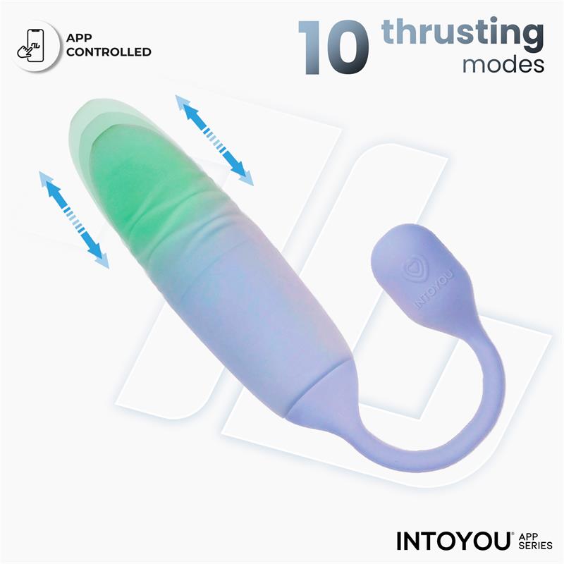 NexEgg Motion Vibrating Egg with Thrusting App Lilac/Pistachio - Image 3