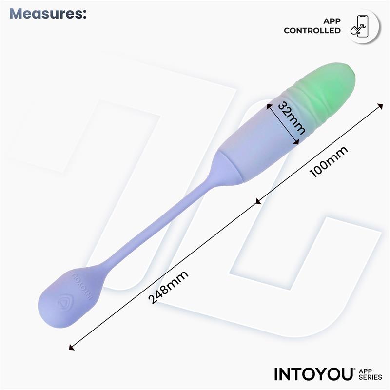 NexEgg Motion Vibrating Egg with Thrusting App Lilac/Pistachio - Image 10