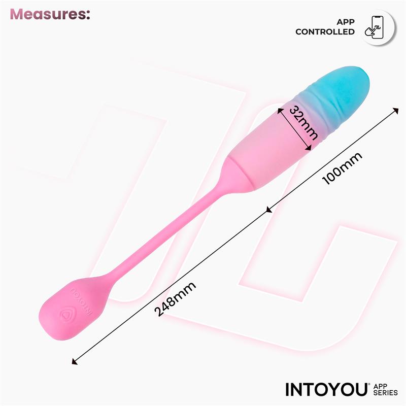 NexEgg Motion Vibrating Egg with Thrusting App Pink/Turquoise - Image 8