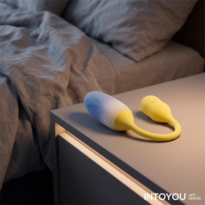 NexEgg Vibrating Egg Double Silicone Layer App Yellow/Purple - Image 11