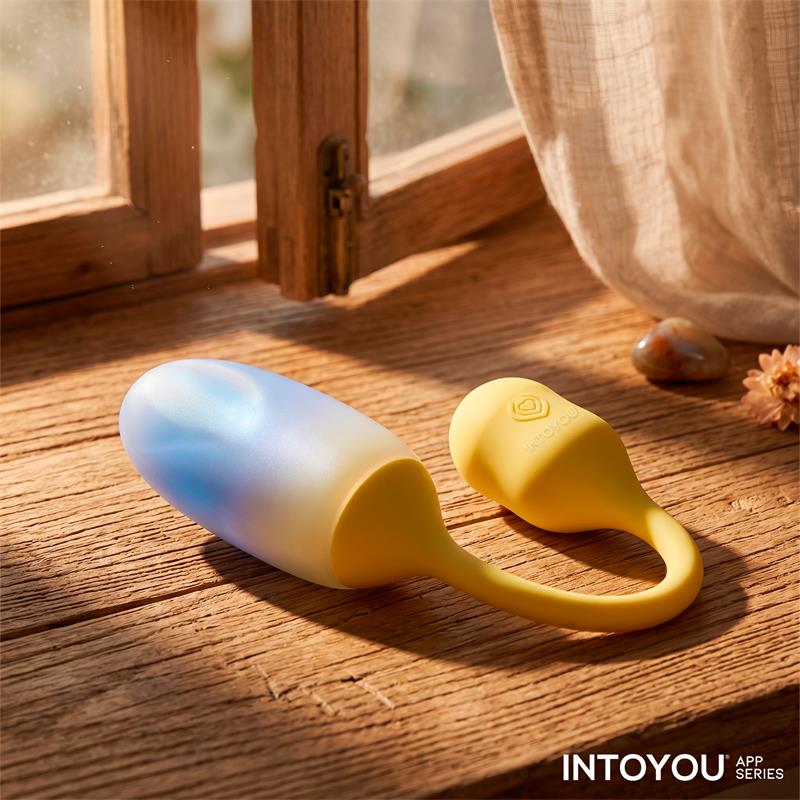 NexEgg Vibrating Egg Double Silicone Layer App Yellow/Purple - Image 12