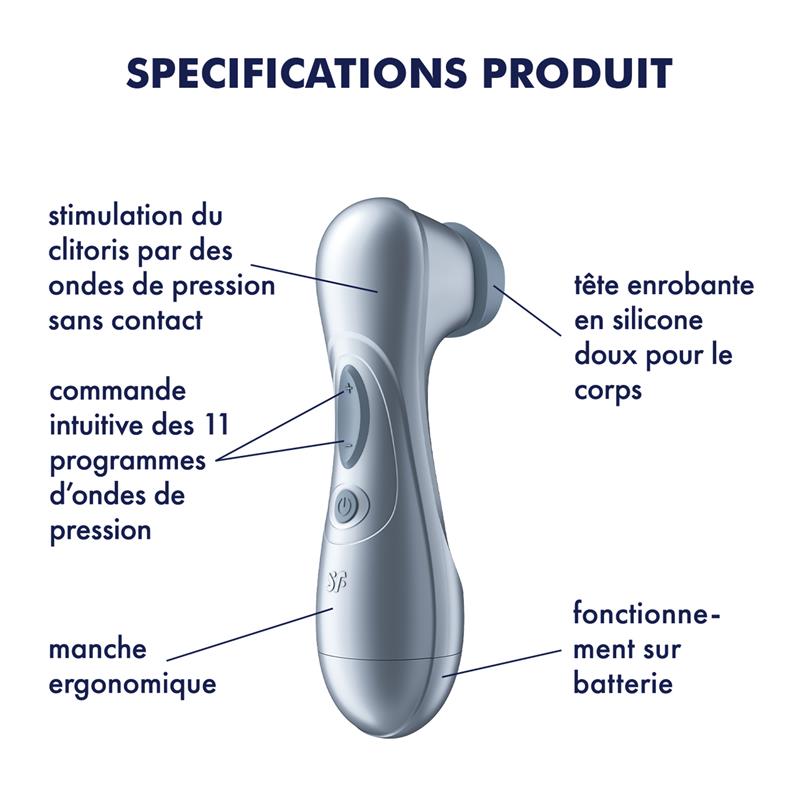 Pro 2 Gen 2 Clitoris Sucker Battery Series Ice Blue - Image 6