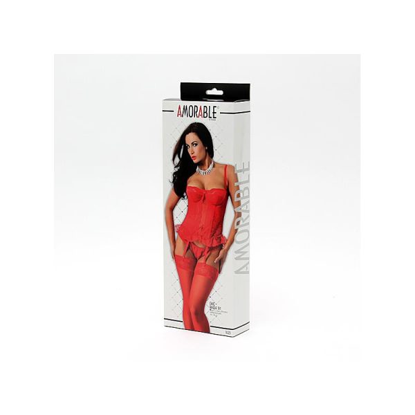 Basque and Stockings Red - Image 3