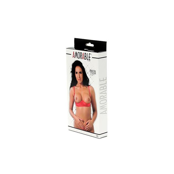Open Bra Red - Image 2