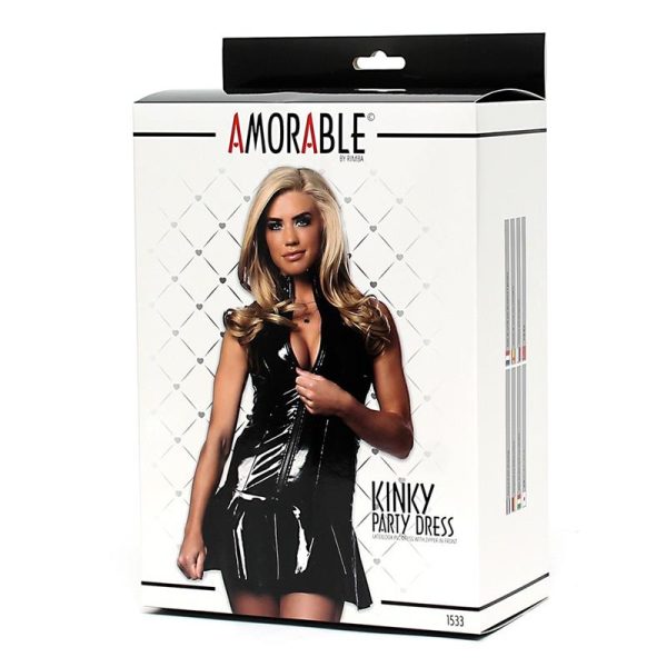 Latex Dress ith Zipper - Image 4