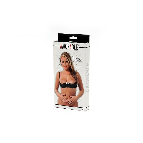 Rimba Amorable Open Cup Bra Black - Image 2
