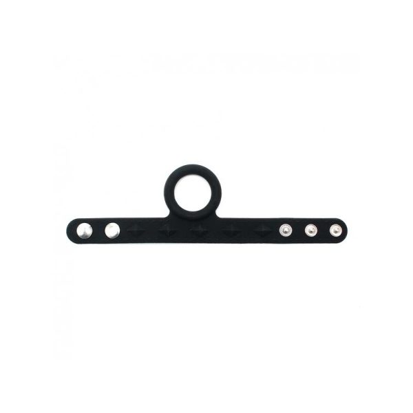 Rimba Latex Play Penis Strap with Cockring - Image 4