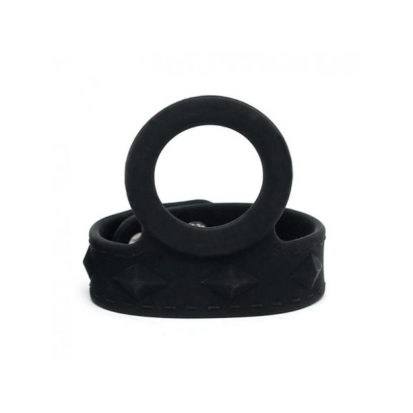 Rimba Latex Play Penis Strap with Cockring - Image 3