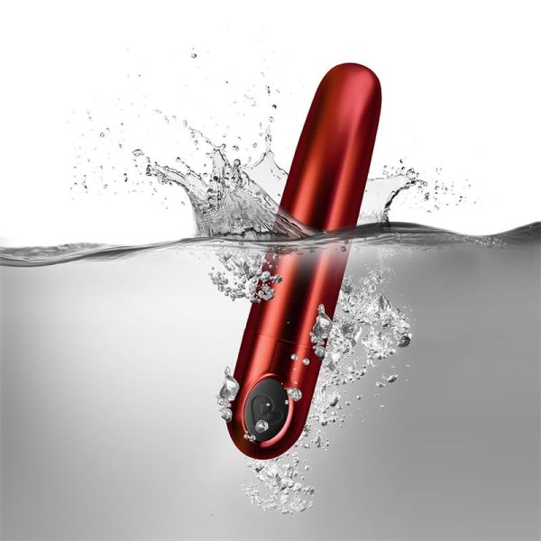 Truly Yours Vibrating Bullet Ruby Caress Metallic Red - Image 3