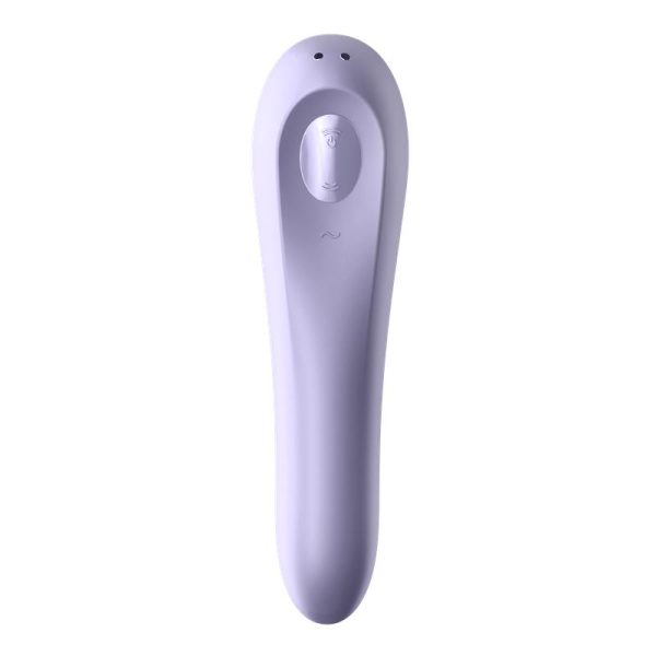 Dual Pleasure APP Vibe and Pule Air Sucker Rechargable Mauve - Image 3