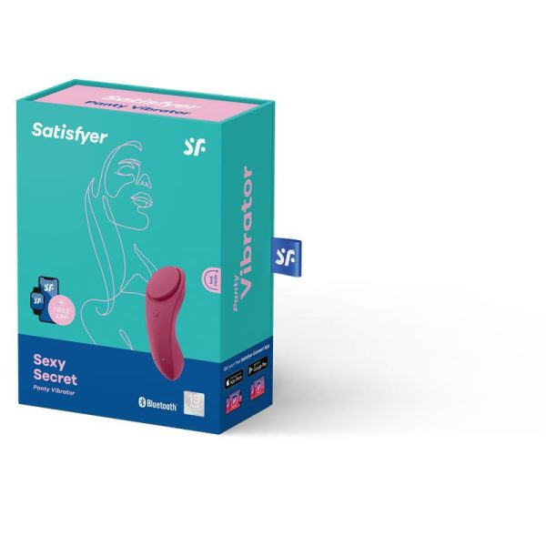 Sexy Secret Panty Vibrator Wine Red - Image 7