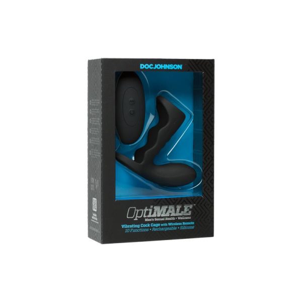 Vibrating Cock Cage with Wireless Remote Black - Image 8