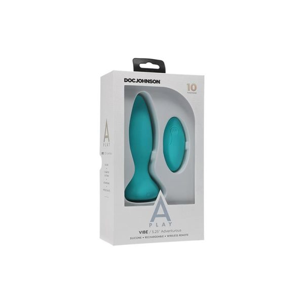 Vibrating Butt Plug Vibe Adventurous Turquoise - Image 2