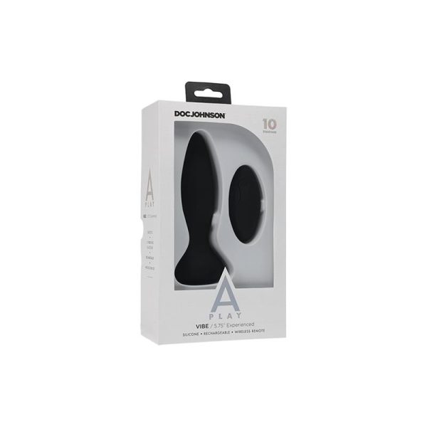 Vibrating Butt Plug Vibe Experienced Black - Image 2