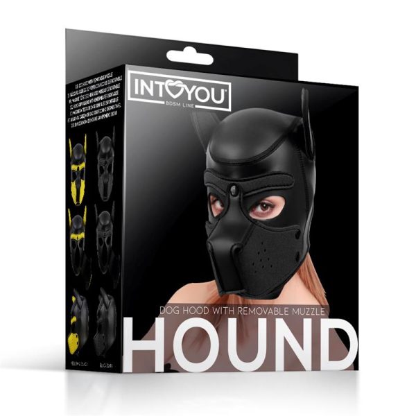 Hound Neoprene Dog Hound Removable Muzzle Black One Size - Image 6