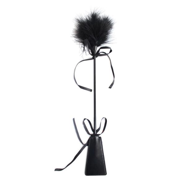 Feather Tickler and Paddle 49 cm Black - Image 2