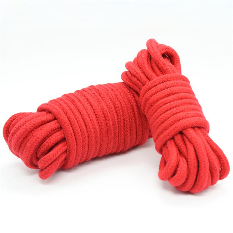 Bondage Cotton Rope 10 Meter Red - Image 2