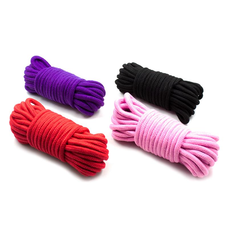 Bondage Cotton Rope 10 Meter Red - Image 3
