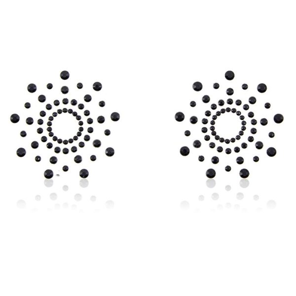 Snowflake Nippel Covers Black