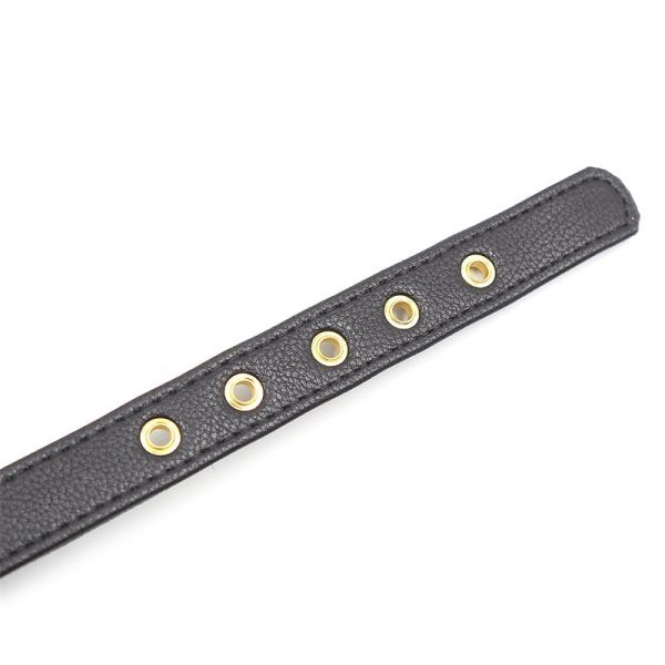 Collar with Bow and Rattle 44 cm Black/Red - Image 7