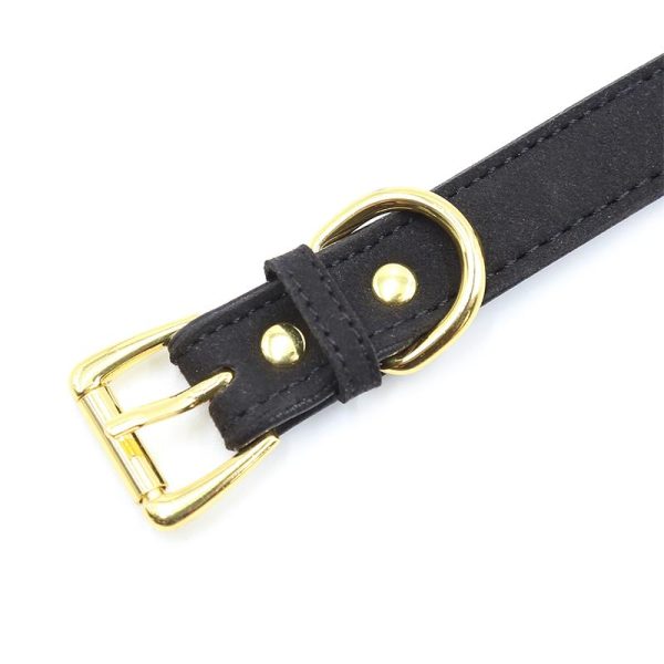 Collar with Bow and Rattle 44 cm Black/Red - Image 8