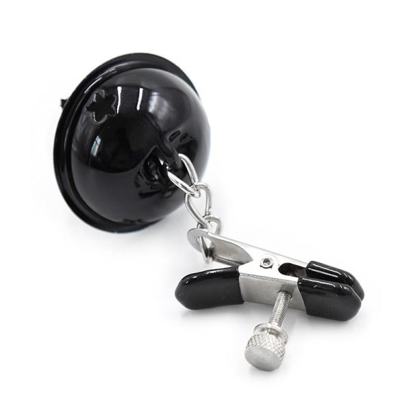 Nipple Clamps with Bell Black/White - Image 3