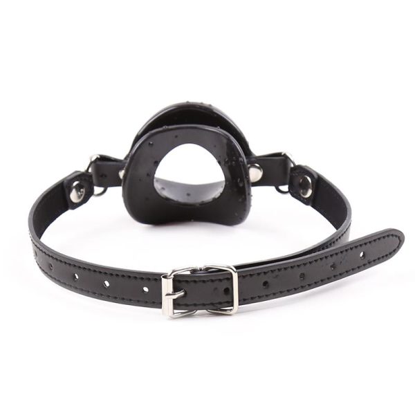 Gag Ball Mouth Shaped Black - Image 5