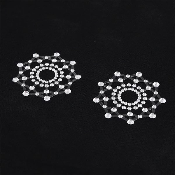 Snowflake Nipple Covers White - Image 2