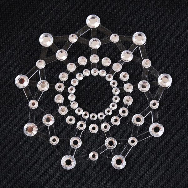 Snowflake Nipple Covers White - Image 3