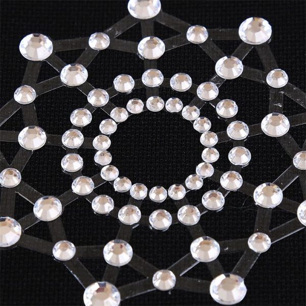 Snowflake Nipple Covers White - Image 4