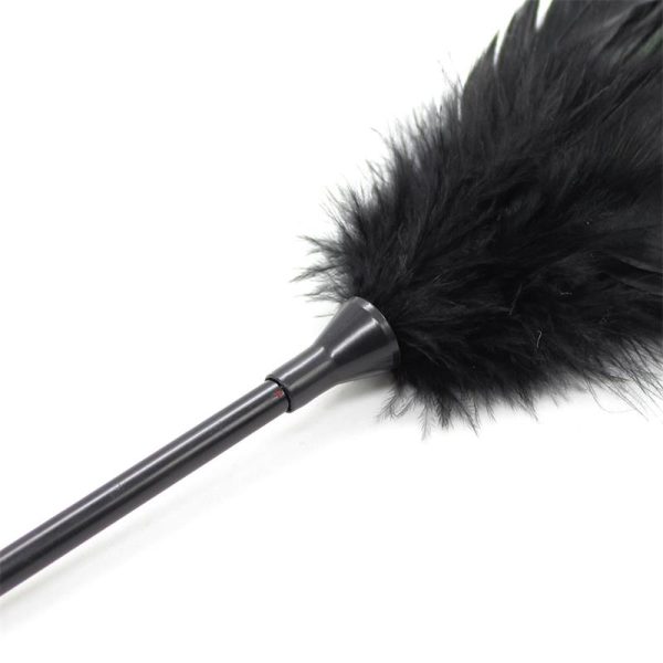 Feather Tickler and Paddle 2 in 1 48 cm Black - Image 2