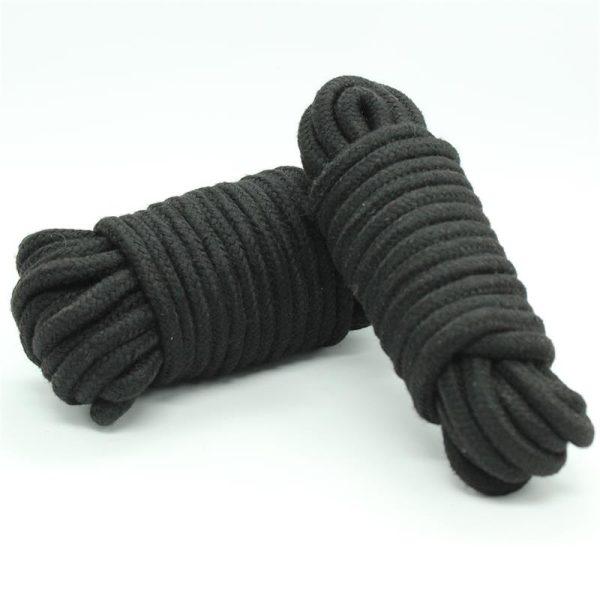 Bondage Cotton Rope 5 Meter Black - Image 2