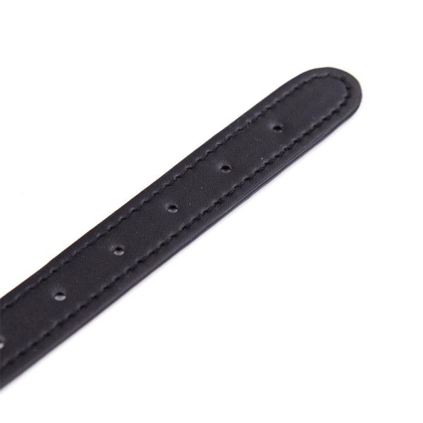 Collar with Spikes Adjustable 43 cm Black - Image 5