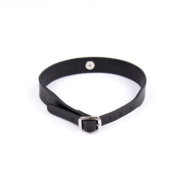 Collar with Bell Adjustable 43 cm Black - Image 2