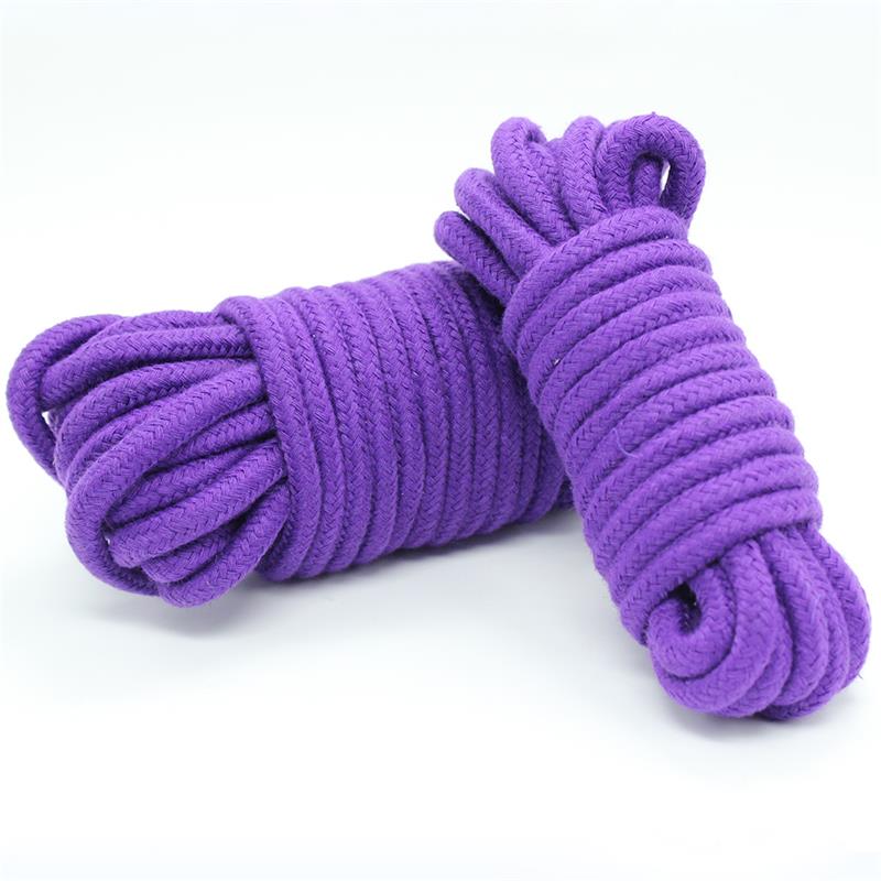 Bondage Cotton Rope 10 Meter Purple - Image 2