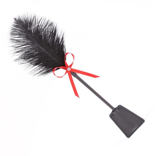 Feather Tickler and Paddle 36 cm Red/Black - Image 3