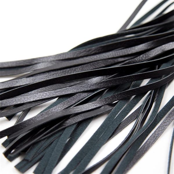 Flogger Diamond Pattern and Metal Hardware 39 cm Red - Image 4
