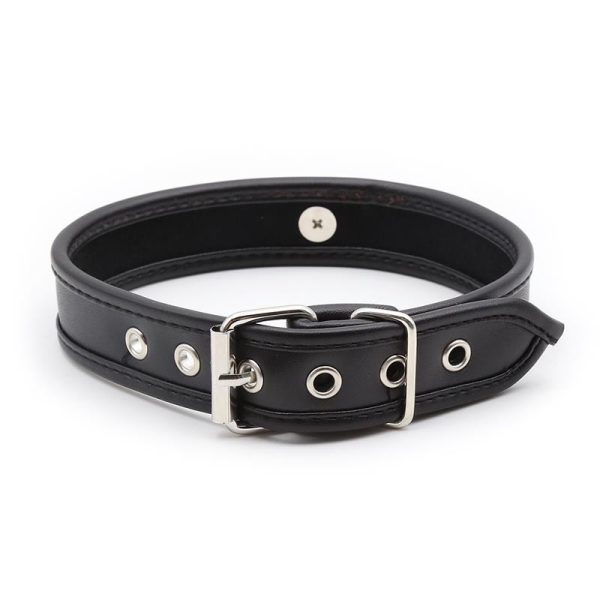 Collar with Hoop Black - Image 3