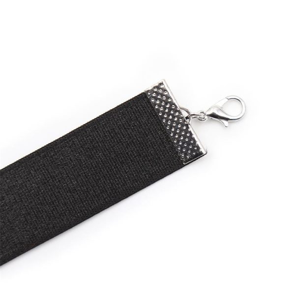 Collar with Bow and Bell 29 cm Size M Black - Image 7