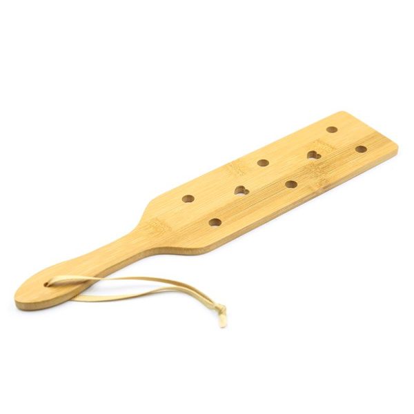 Bamboo Paddle with Hearts 33 cm - Image 3