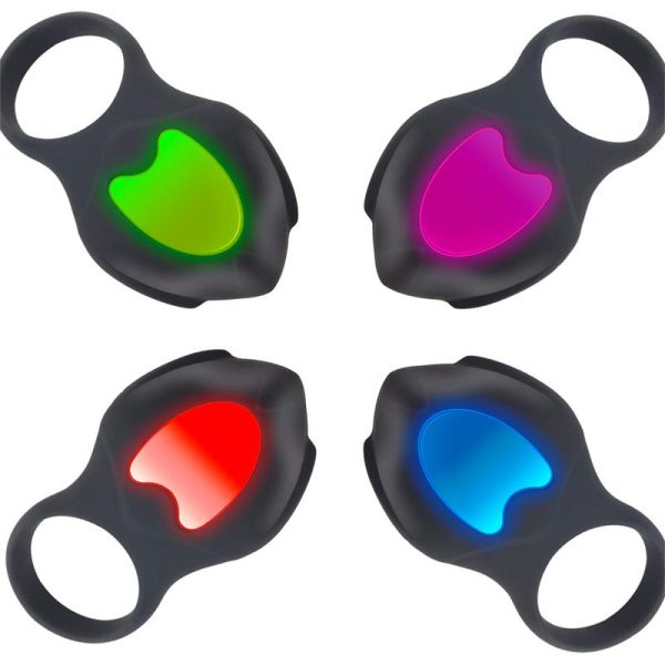 Darkblack Vibrating Ring with Led Remote Control USB Silicone - Image 5